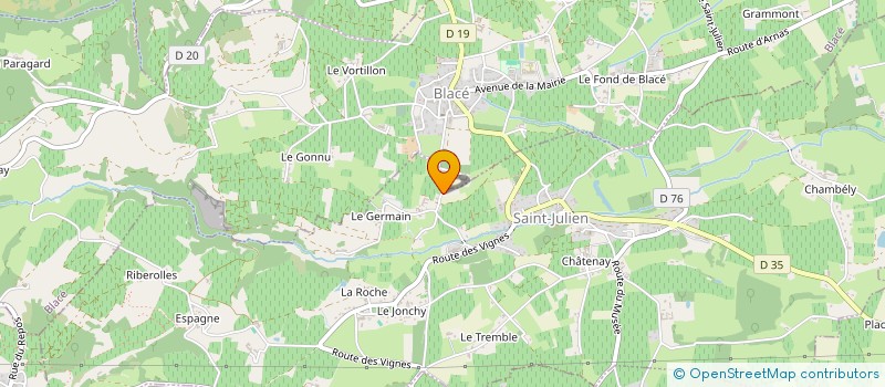 localisation de l'entreprise MONSIEUR THIERRY LOUP à SAINT-JULIEN