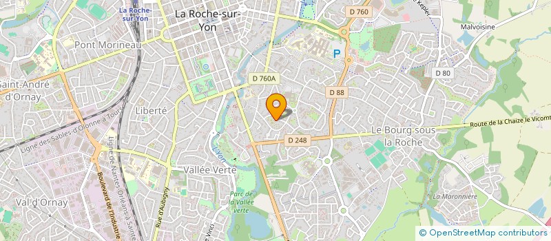 localisation de l'entreprise MONSIEUR THIERRY LOUSSOUARN à LA ROCHE-SUR-YON