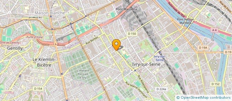 localisation de l'entreprise MONSIEUR THIERRY LOUTON  IVRY-SUR-SEINE