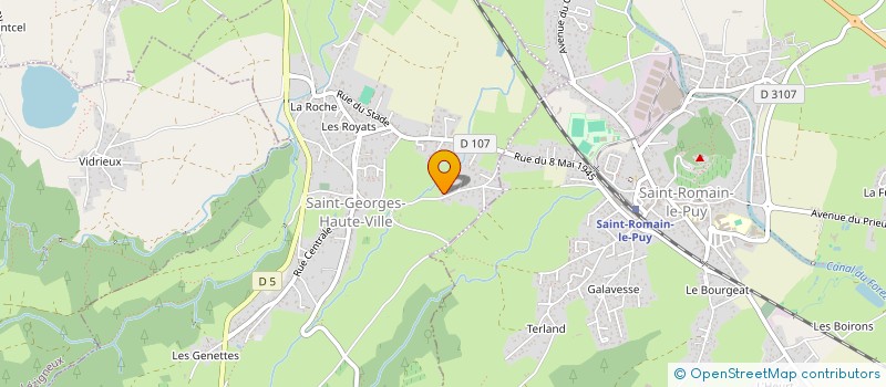 localisation de l'entreprise MONSIEUR THIERRY LOZACH à SAINT-GEORGES-HAUTE-VILLE