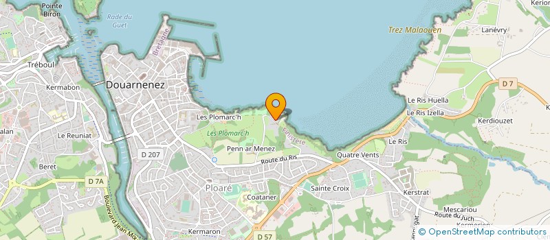 localisation de l'entreprise MONSIEUR THIERRY LUCAS à DOUARNENEZ