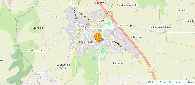 localisation de l'entreprise MONSIEUR THIERRY LUCAS à BROONS