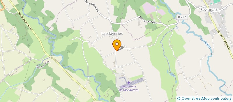 localisation de l'entreprise MONSIEUR THIERRY LUCCHINI  LASCLAVERIES