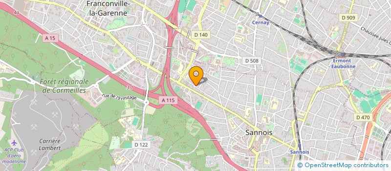 localisation de l'entreprise MONSIEUR THIERRY LUCIEN  SANNOIS