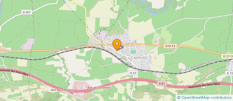 localisation de l'entreprise MONSIEUR THIERRY LUCON  CAPENDU