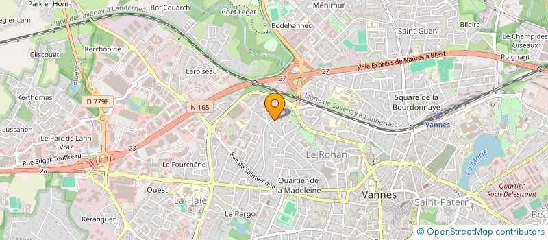 localisation de l'entreprise MONSIEUR THIERRY LUDOVIC DE LYS à VANNES