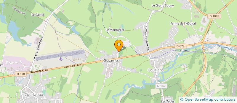 localisation de l'entreprise MONSIEUR THIERRY LUDWIG  COURLANS