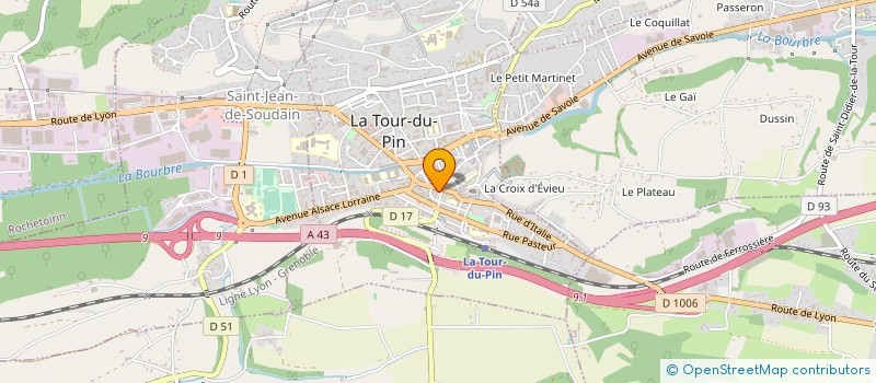 localisation de l'entreprise MONSIEUR THIERRY LUQUIN  LA TOUR-DU-PIN