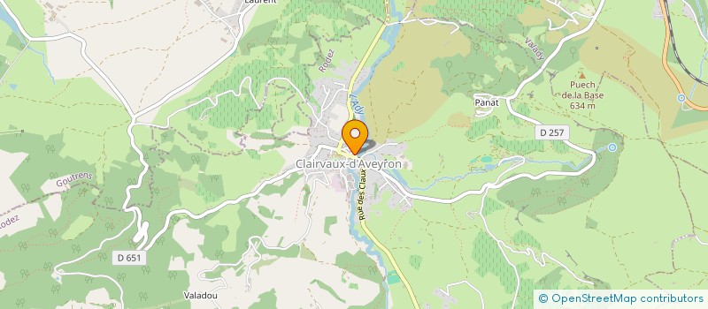 localisation de l'entreprise MONSIEUR THIERRY LUZENT  CLAIRVAUX-D'AVEYRON