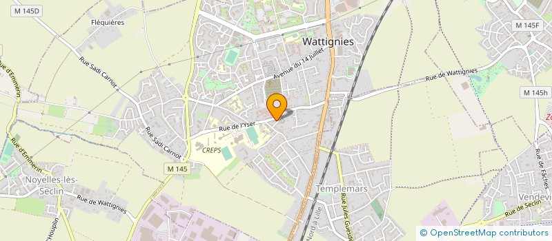 localisation de l'entreprise MONSIEUR THIERRY MACREZ  WATTIGNIES