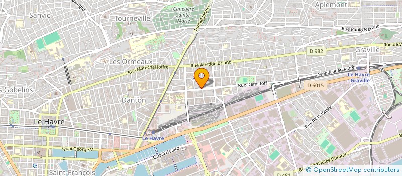 localisation de l'entreprise MONSIEUR THIERRY MADIBILA MA NZAMBA  LE HAVRE