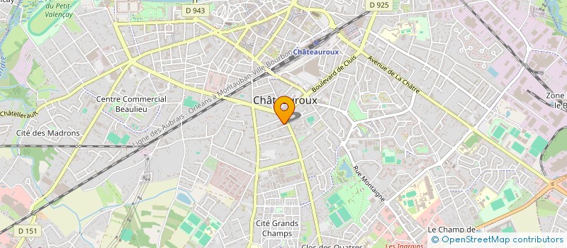 localisation de l'entreprise MONSIEUR THIERRY MADRELLE à CHATEAUROUX