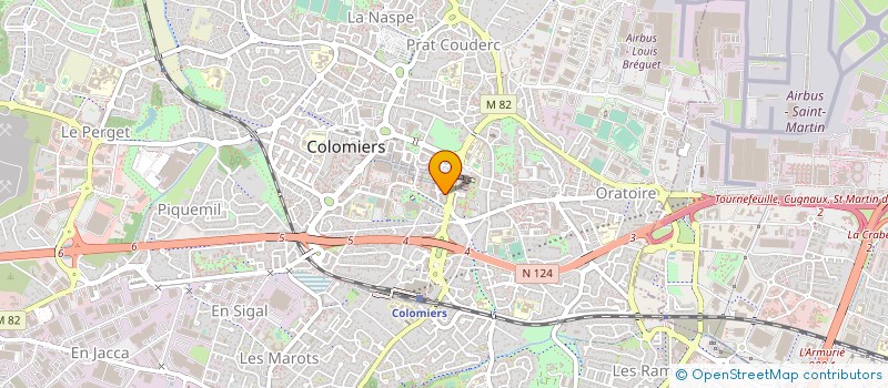 localisation de l'entreprise MONSIEUR THIERRY MAGNAVAL à COLOMIERS