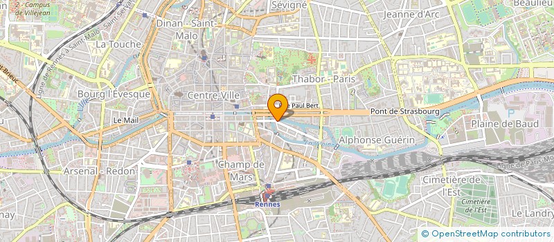 localisation de l'entreprise MONSIEUR THIERRY MAHE à RENNES