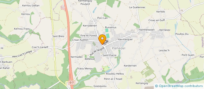 localisation de l'entreprise MONSIEUR THIERRY MAHE à PLEHEDEL