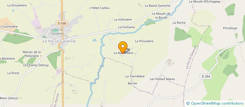 localisation de l'entreprise MONSIEUR THIERRY MAILLARD à LE PIN-LA-GARENNE