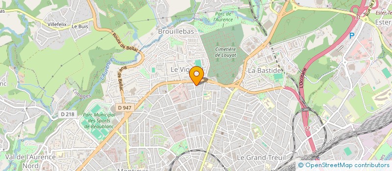 localisation de l'entreprise MONSIEUR THIERRY MAILLET à LIMOGES