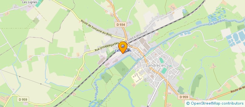 localisation de l'entreprise MONSIEUR THIERRY MAILLET  LANDRECIES