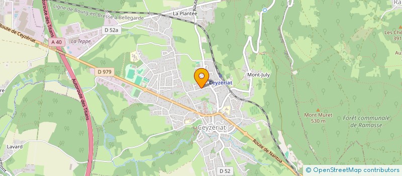 localisation de l'entreprise MONSIEUR THIERRY MAILLIARD à CEYZERIAT