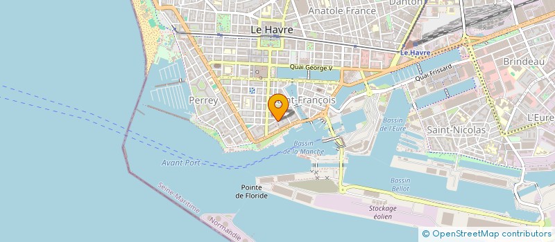 localisation de l'entreprise MONSIEUR THIERRY MAJOREL  LE HAVRE