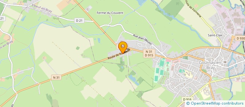 localisation de l'entreprise MONSIEUR THIERRY MAKOWSKI  GOURNAY-EN-BRAY