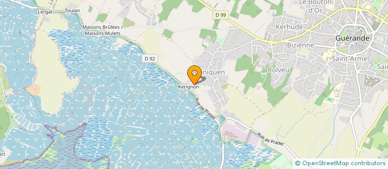 localisation de l'entreprise MONSIEUR THIERRY MALAFOSSE à GUERANDE