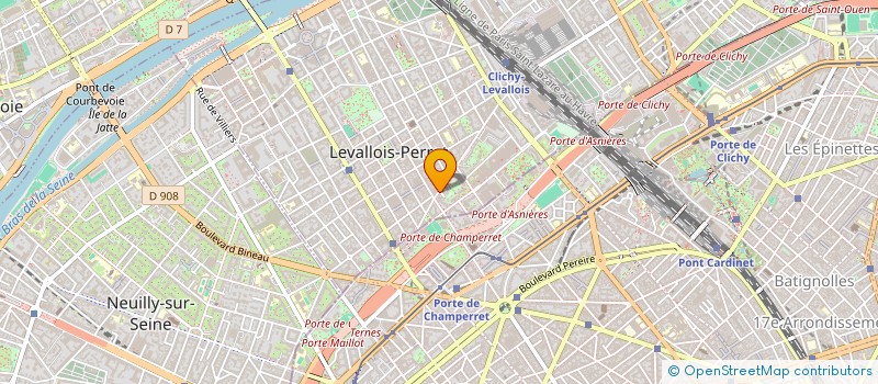 localisation de l'entreprise MONSIEUR THIERRY MALBERT à LEVALLOIS-PERRET