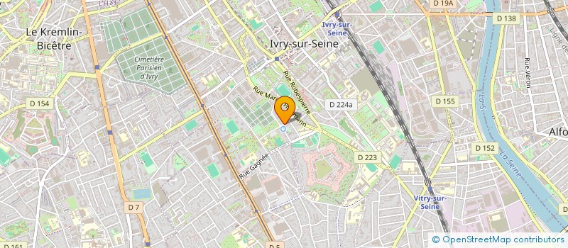 localisation de l'entreprise MONSIEUR THIERRY MALGERARD  IVRY-SUR-SEINE