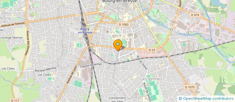 localisation de l'entreprise MONSIEUR THIERRY MANGEMATIN à BOURG-EN-BRESSE