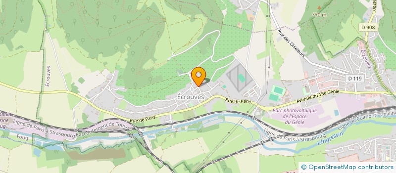 localisation de l'entreprise MONSIEUR THIERRY MANGIN  TOUL