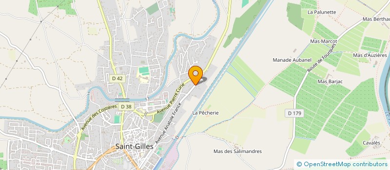 localisation de l'entreprise MONSIEUR THIERRY MANIFACIER à SAINT-GILLES