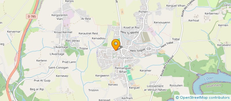 localisation de l'entreprise MONSIEUR THIERRY MANIGLIER  PLOMELIN
