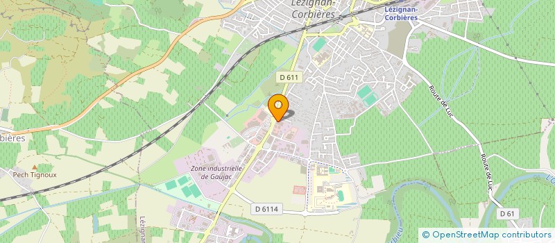 localisation de l'entreprise MONSIEUR THIERRY MANIN  LEZIGNAN-CORBIERES