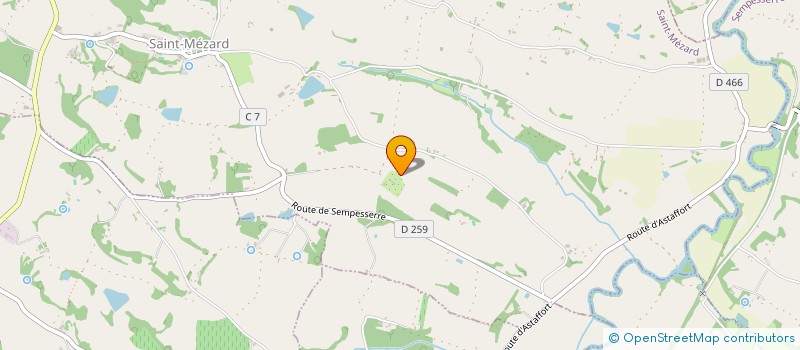 localisation de l'entreprise MONSIEUR THIERRY MANISSOL  SAINT-MEZARD