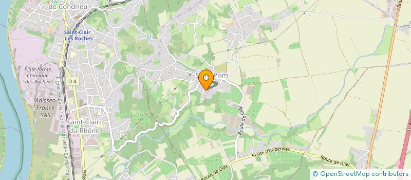 localisation de l'entreprise MONSIEUR THIERRY MANQUAT MANOZ  SAINT-PRIM