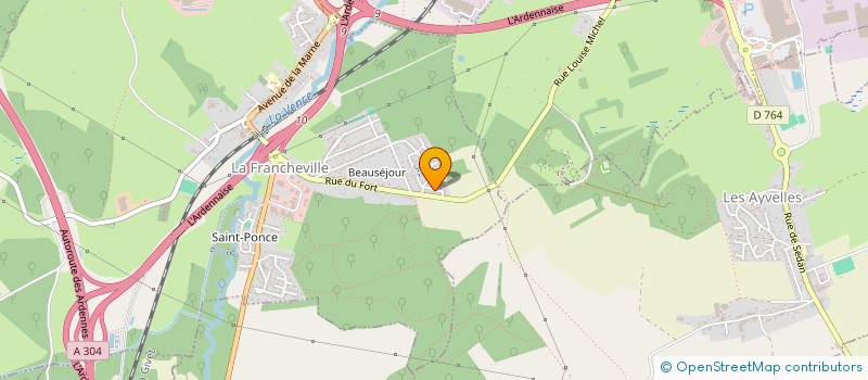 localisation de l'entreprise MONSIEUR THIERRY MAQUIN  LA FRANCHEVILLE