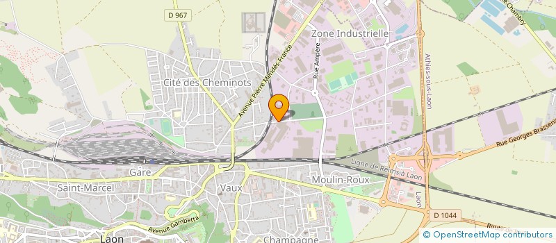 localisation de l'entreprise MONSIEUR THIERRY MARBRIER à LAON