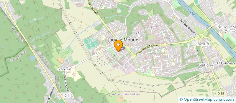 localisation de l'entreprise MONSIEUR THIERRY-MARC BOROVOY à JOUY-LE-MOUTIER