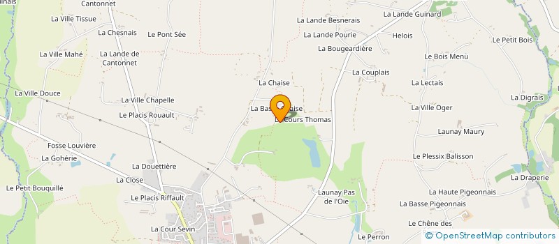 localisation de l'entreprise MONSIEUR THIERRY-MARC BOTREAU ROUSSEL BONNETERRE  ROMILLE