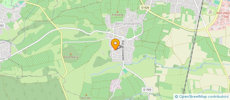 localisation de l'entreprise MONSIEUR THIERRY MARCELIN  BERNARDSWILLER