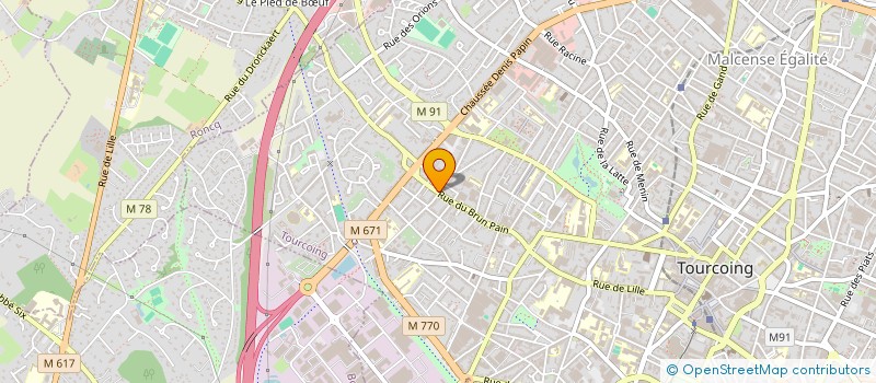 localisation de l'entreprise MONSIEUR THIERRY MARCELLI  TOURCOING