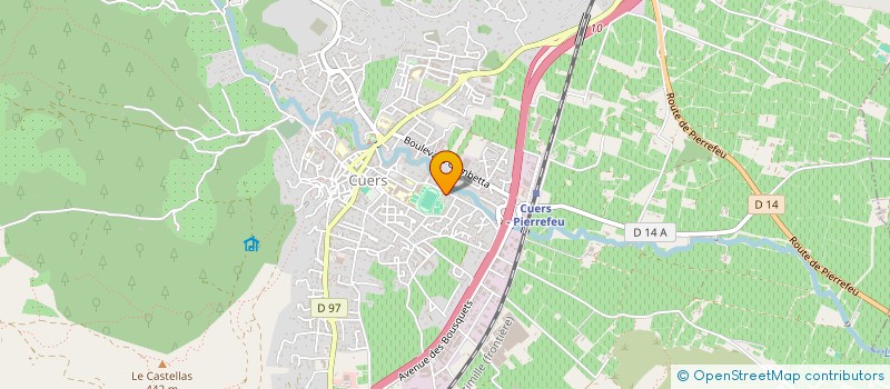 localisation de l'entreprise MONSIEUR THIERRY MARCER  CUERS