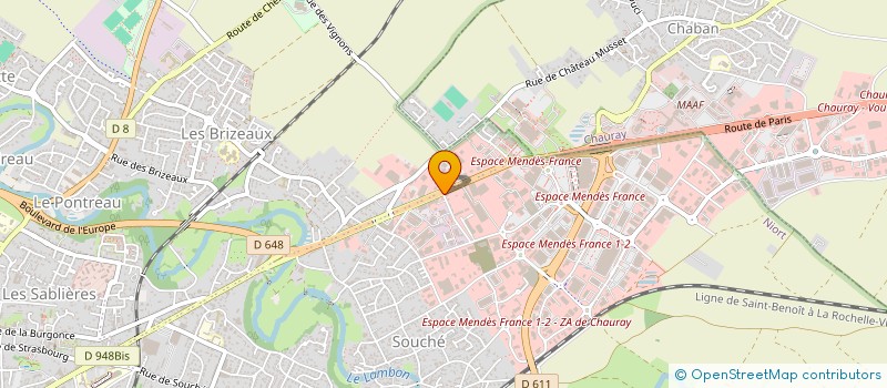 localisation de l'entreprise MONSIEUR THIERRY MARCHAL  NIORT