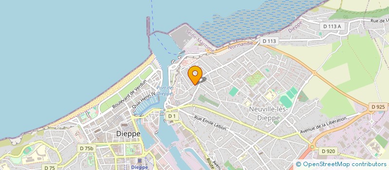 localisation de l'entreprise MONSIEUR THIERRY MARCHAND à DIEPPE