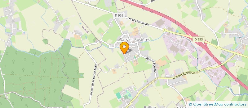 localisation de l'entreprise MONSIEUR THIERRY MARCHAND  SARS-ET-ROSIERES