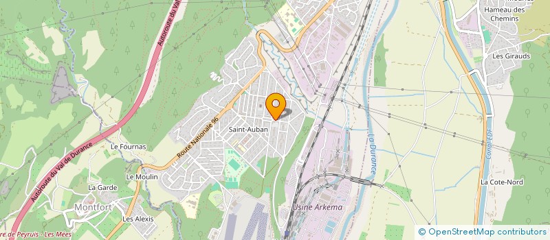 localisation de l'entreprise MONSIEUR THIERRY MARCHANDY  CHATEAU-ARNOUX-SAINT-AUBAN