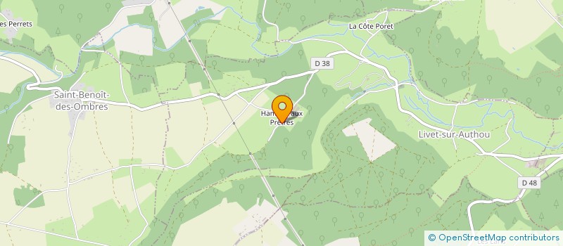 localisation de l'entreprise MONSIEUR THIERRY MARESCAL  LIVET-SUR-AUTHOU