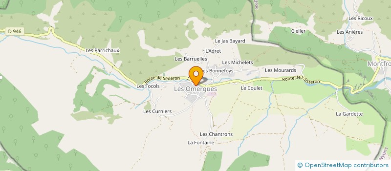 localisation de l'entreprise MONSIEUR THIERRY MARHUENDA à LES OMERGUES