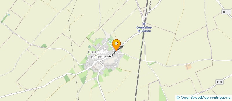 localisation de l'entreprise MONSIEUR THIERRY MARICOURT  COURCELLES-LE-COMTE