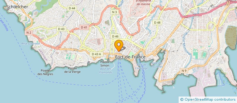 localisation de l'entreprise MONSIEUR THIERRY MARIE-SAINTE  FORT-DE-FRANCE